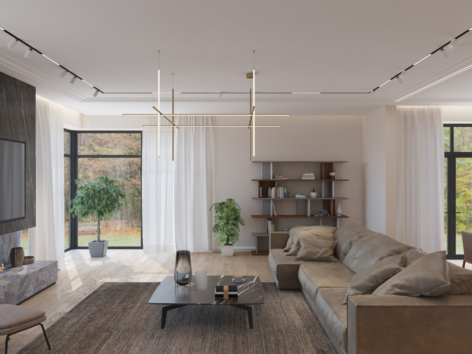 Интерьер загородного дома в Абакане.