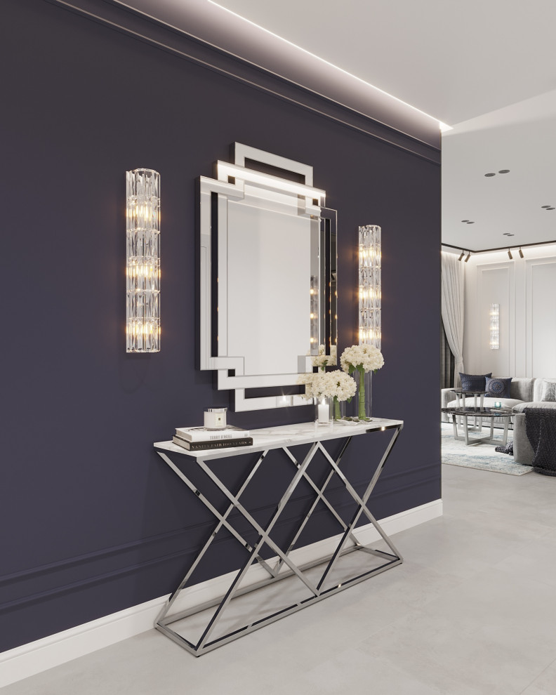 Одноэтажный дом в неоклассике