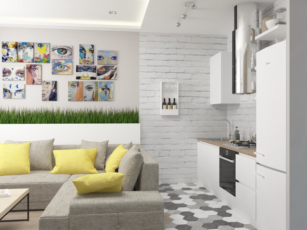 Обложка проекта: Квартира для парня. 60 м.кв.