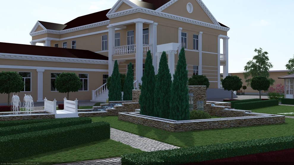 Благоустройство ресторанно-гостиничного комплекса