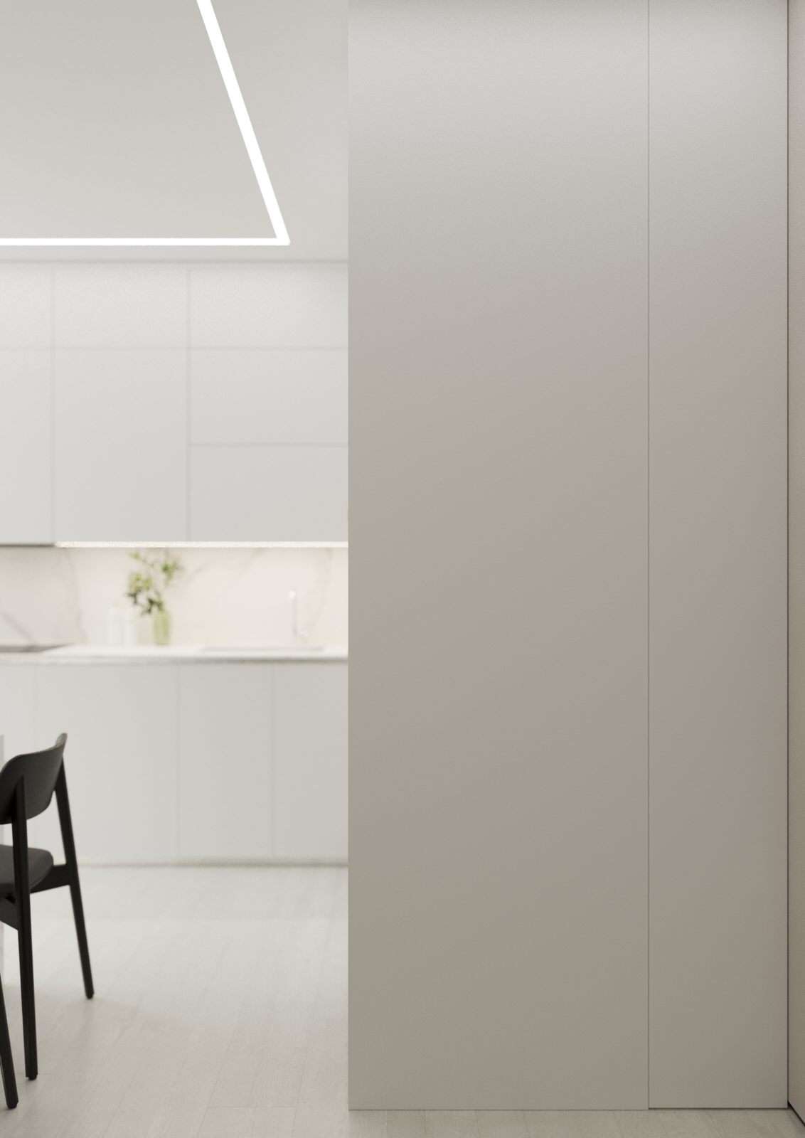 Interior design of an apartment with a children's room