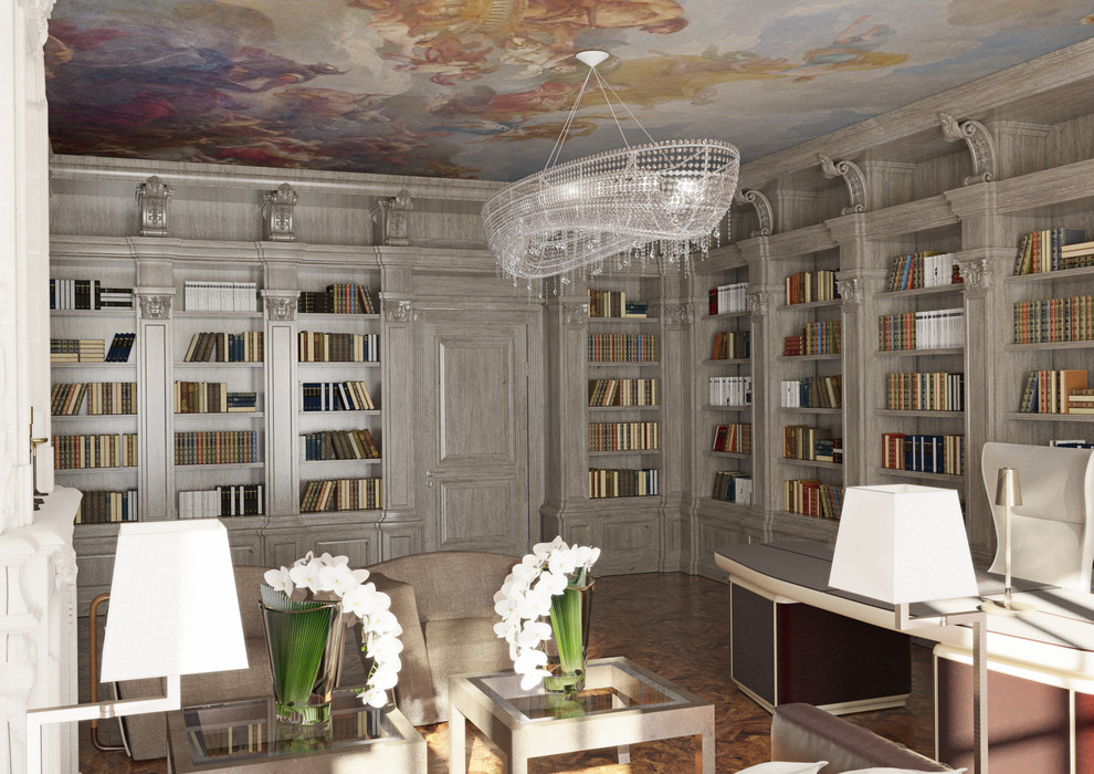 Интерьеры старинного дома 3200 кв метров в Австрии