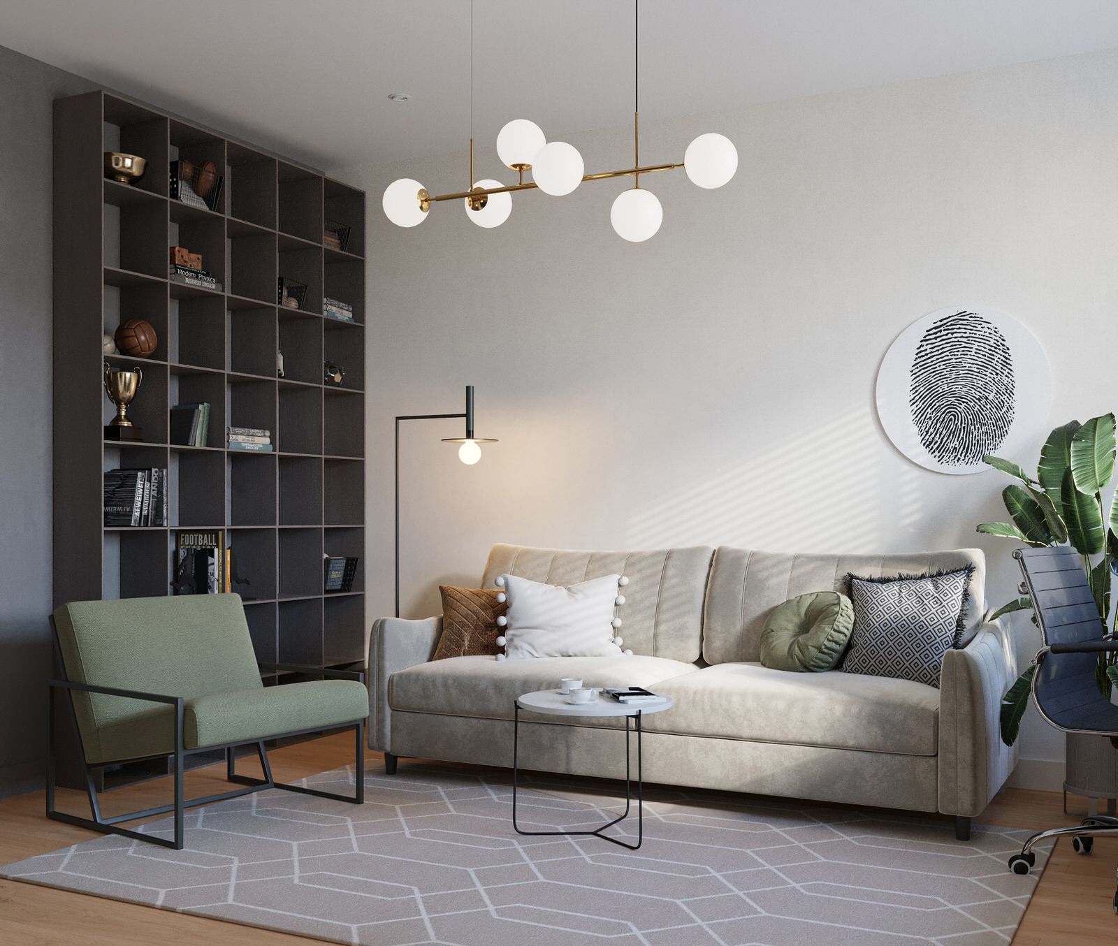 Двухкомнатная квартира