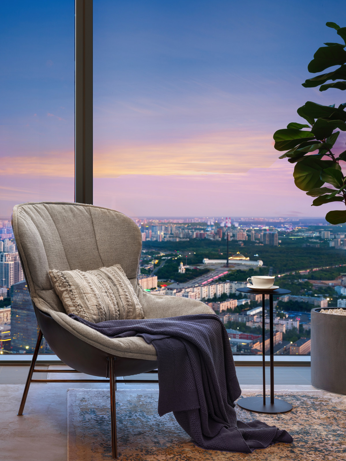 Рекламная фотосъемка апартамента в башне "Нева"