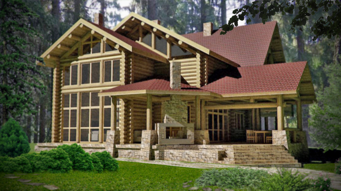 Проект бани - гостевого дома