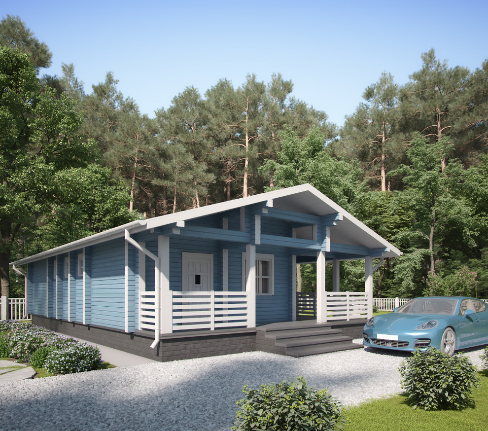 Дом из профилированного бруса "Солнечногорск"