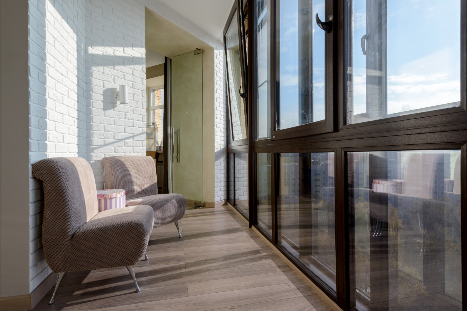 Двухъярусная квартира в стиле Экоминимализм