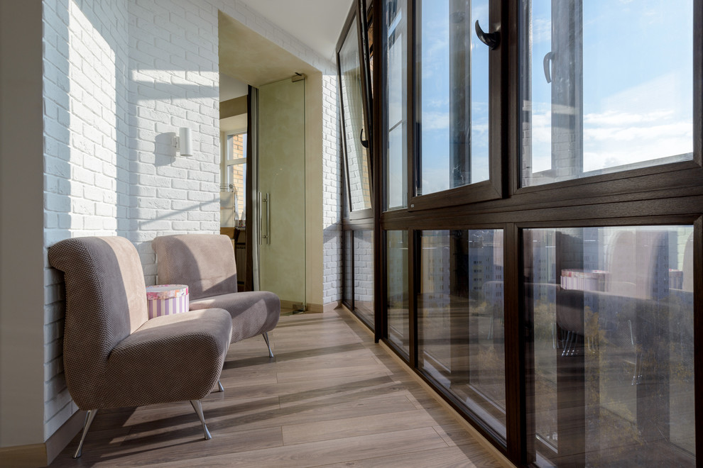 Двухъярусная квартира в стиле Экоминимализм