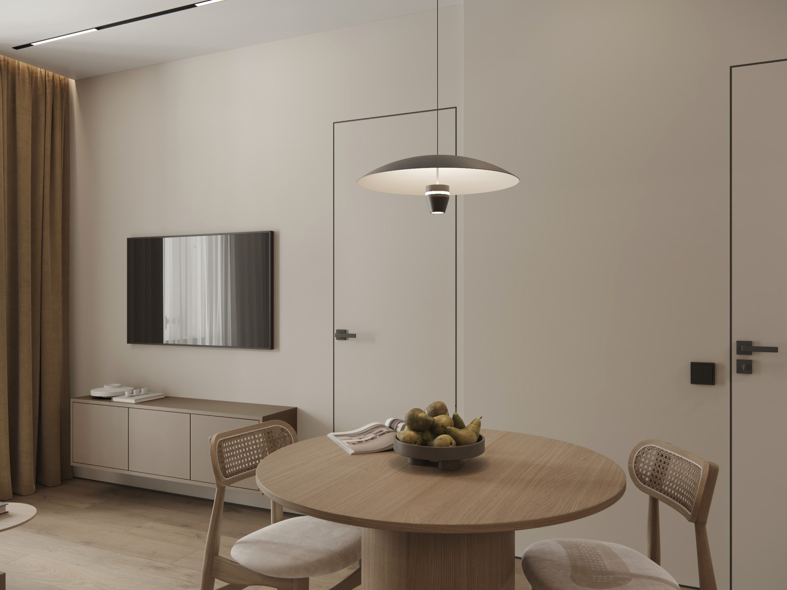 ЖК «Черная речка», квартира в стиле джапанди