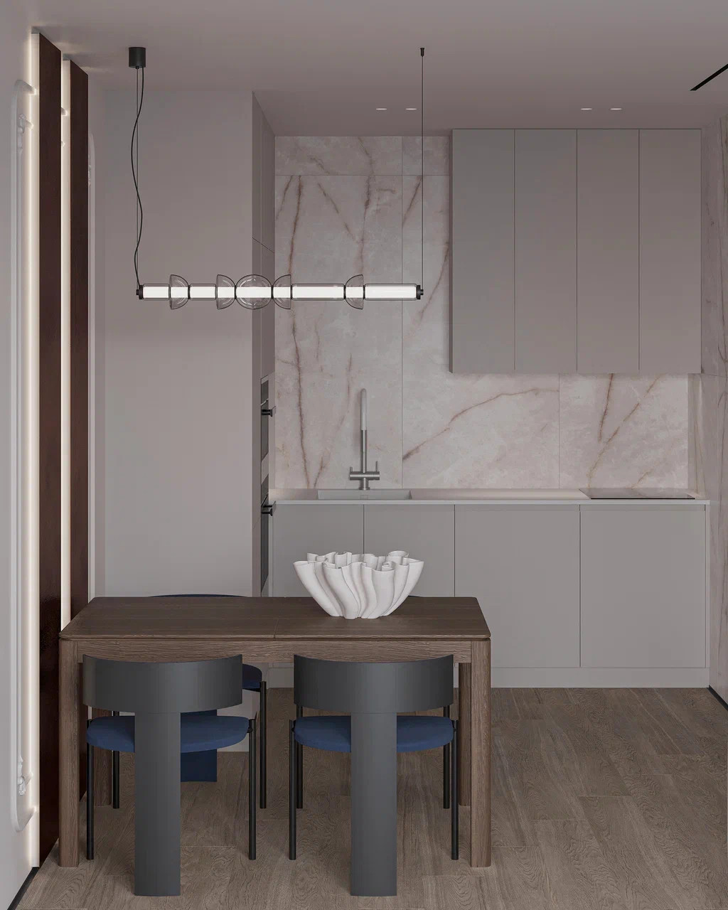 Кухня-гостиная в ЖК Soul, Москва