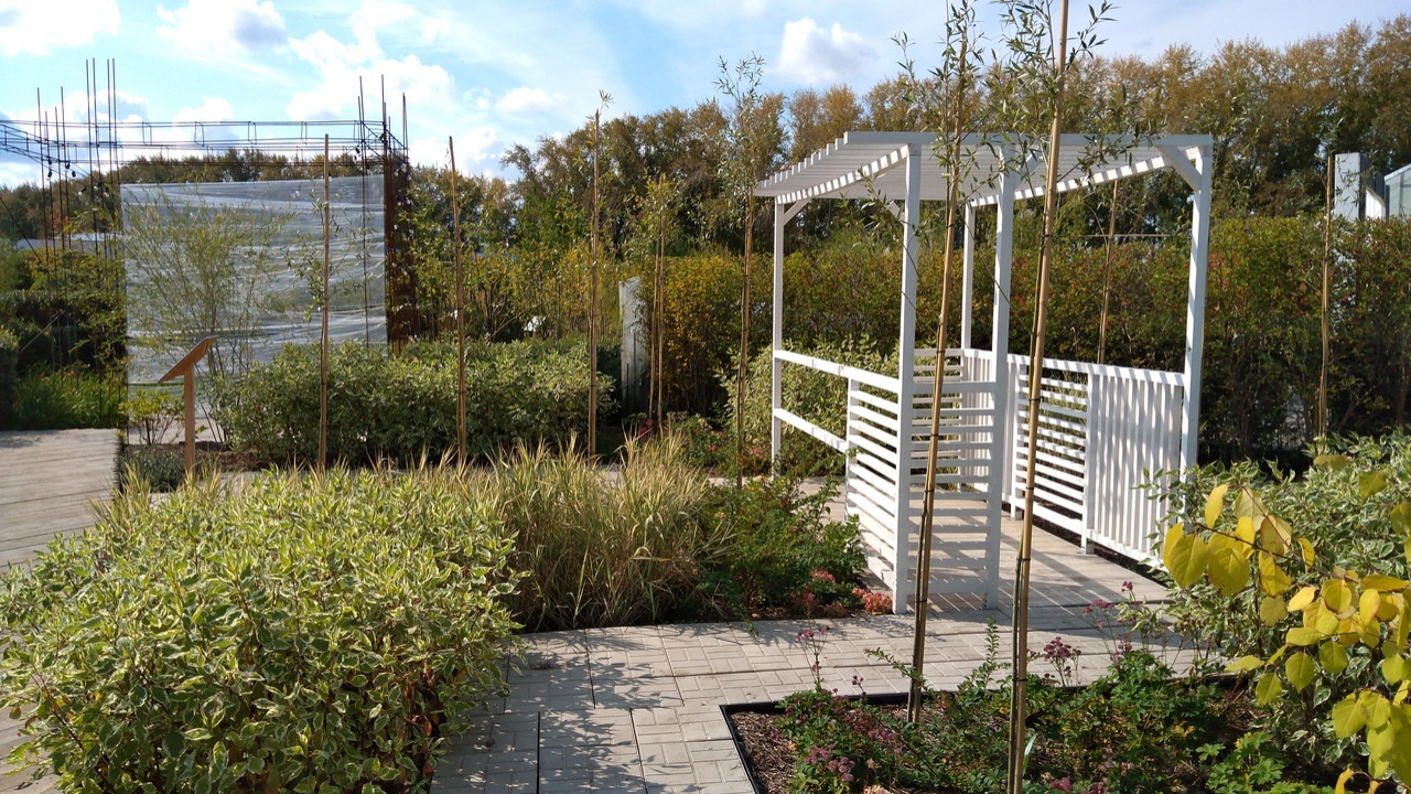 Экспозиция сада "Живая геометрия"