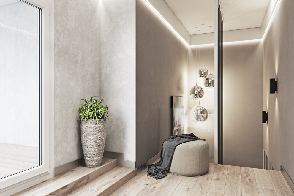 Дизайн интерьера "Многоликость серого"