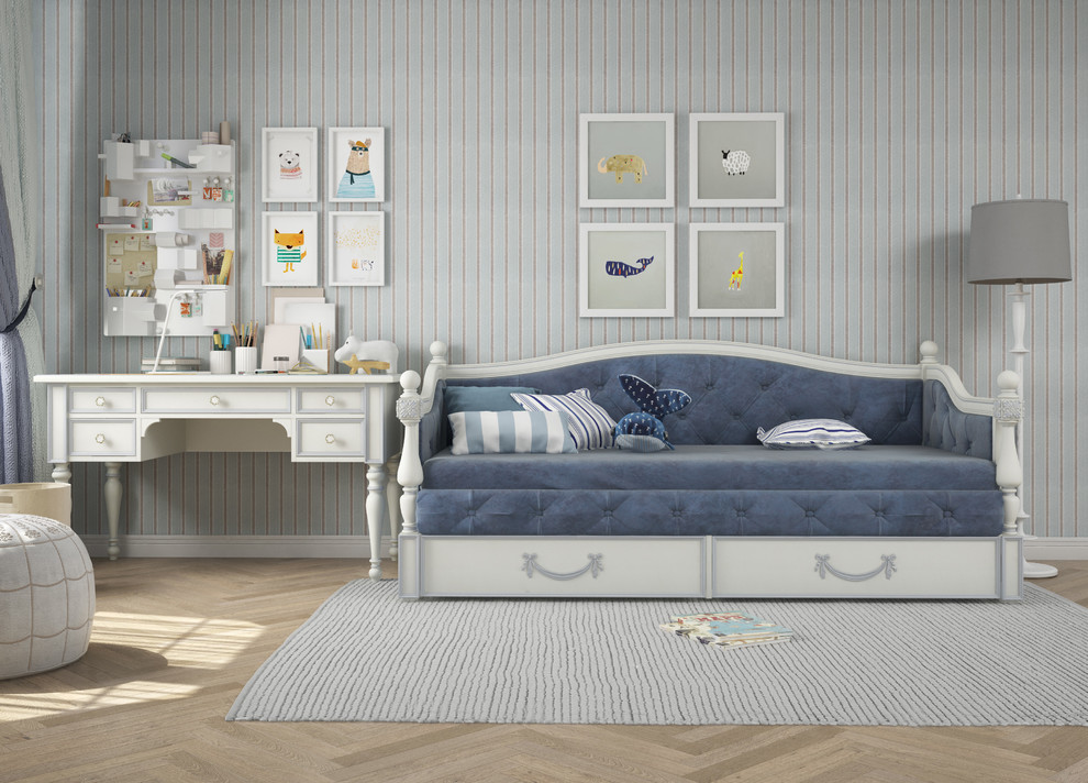 Детская комната для настоящего юного джентльмена в стиле Шеббик-шик