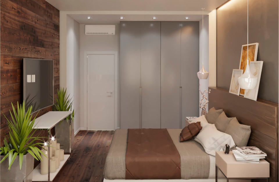 Дизайн интерьера квартиры в современном стиле в Екатеринбурге.