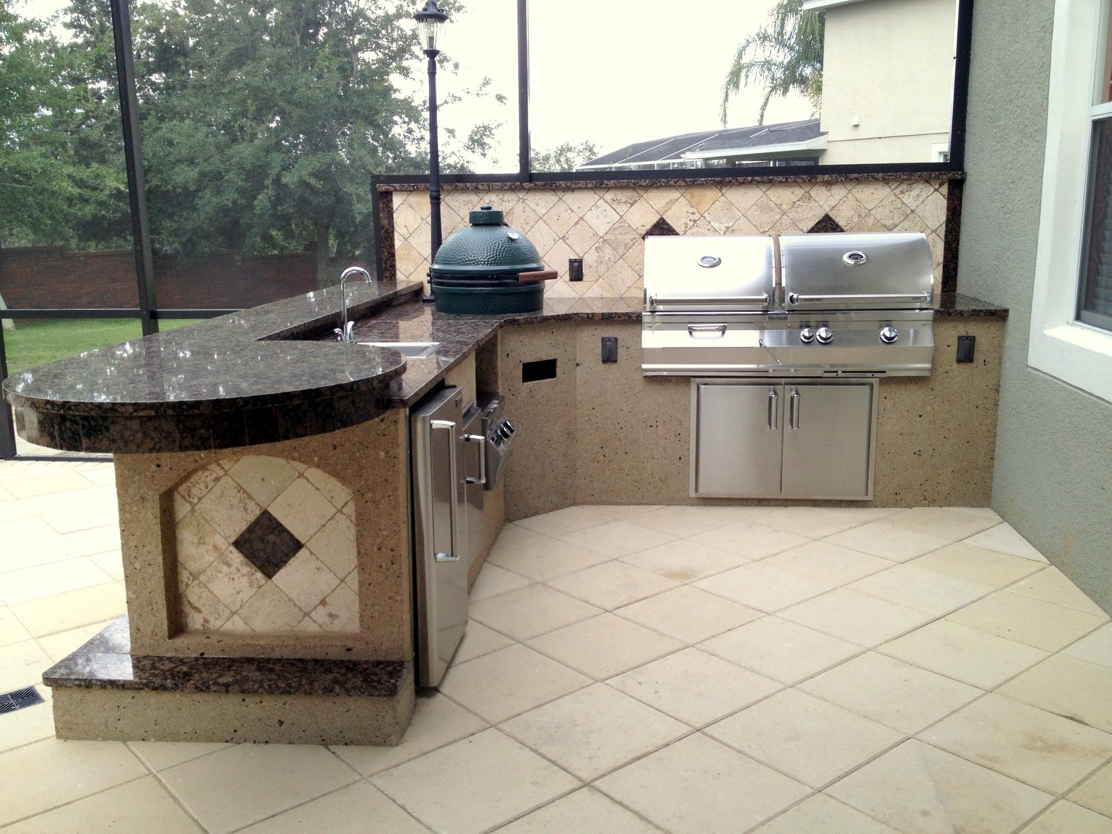 Примеры барбекю зон в загородном доме