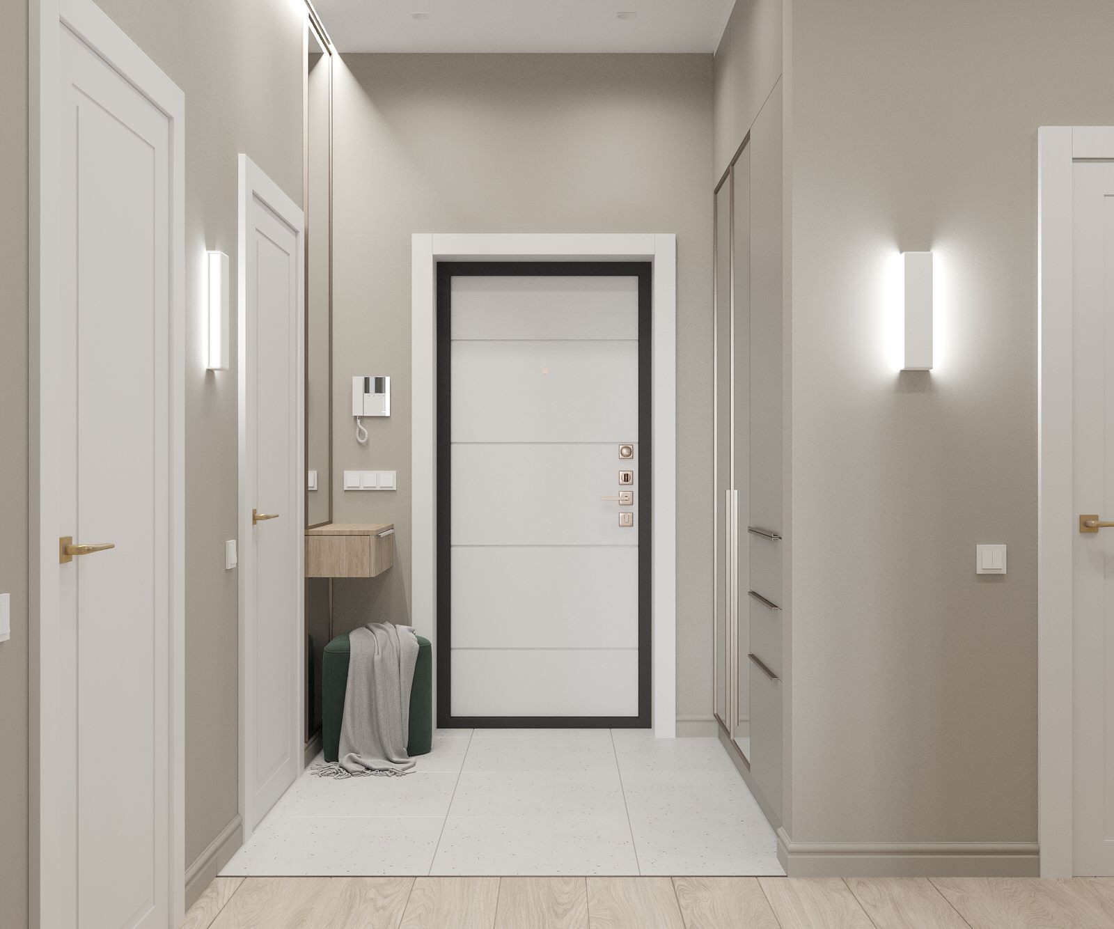 Коридор в ЖК Аристократ