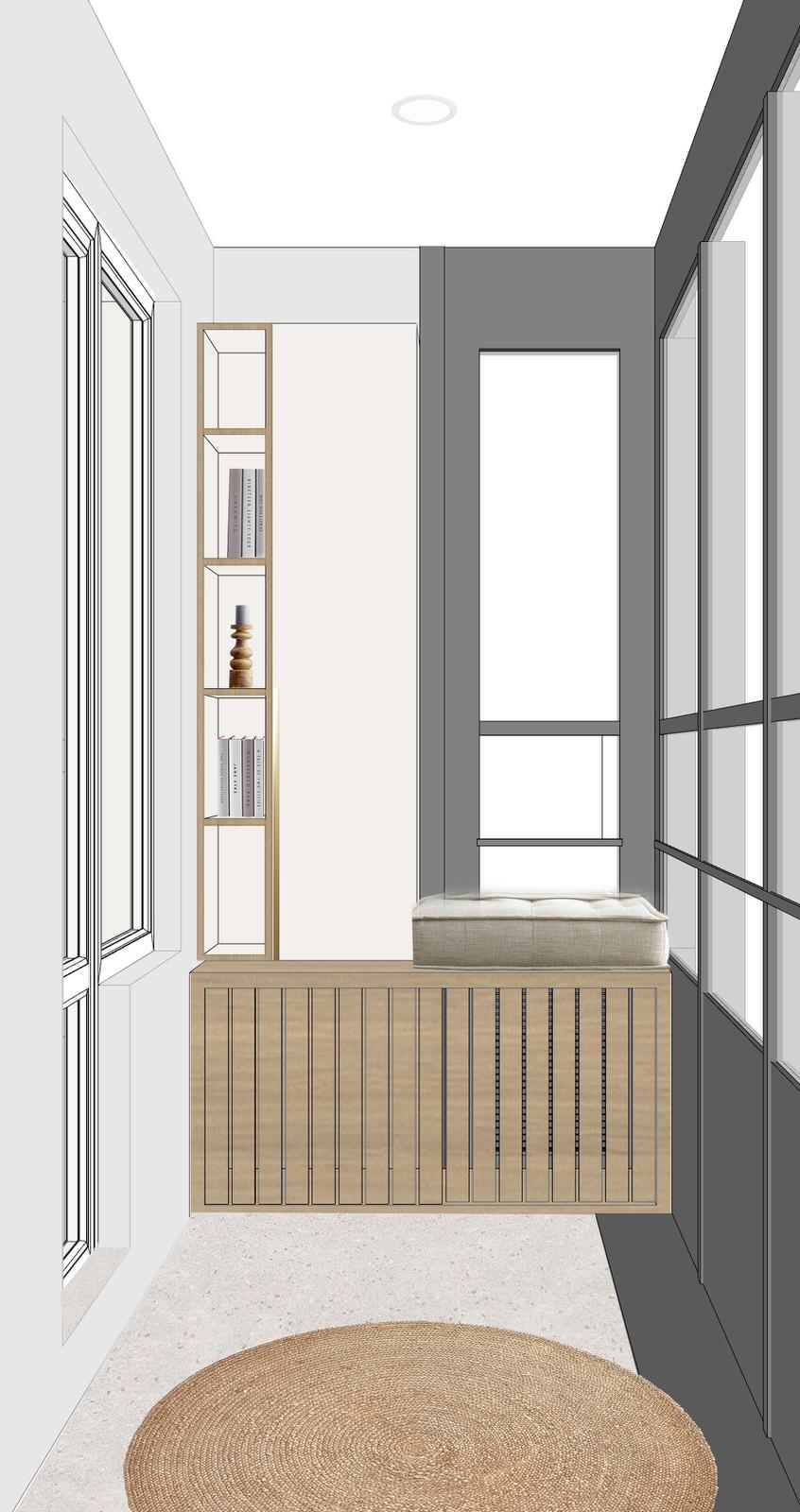 Обложка проекта: Коллажи квартиры для Алины ЖК Новый Лесснер. 2024