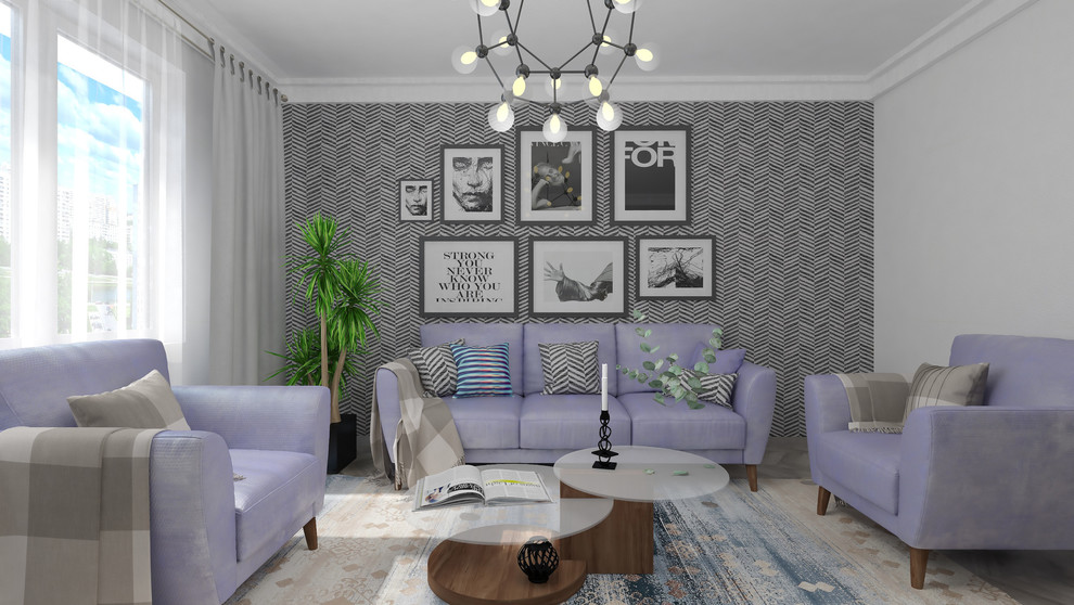 Элегантный проект квартиры в скандинавском стиле