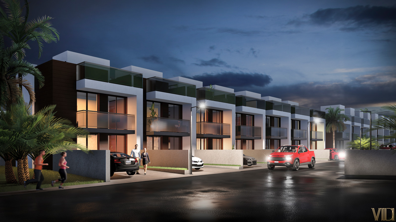 Обложка проекта: Визуализация Посёлка в г.Сочи