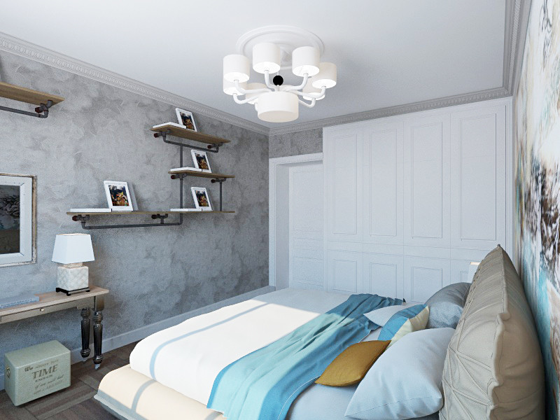 Спальня. LOFT. проект Ж.К. Панорама