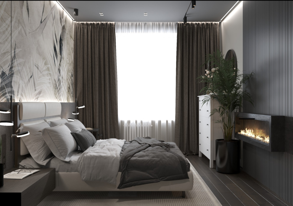 Современная квартира с выразительной отделкой