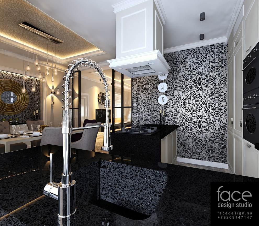 интерьер небольшого дома в стиле Ар-деко