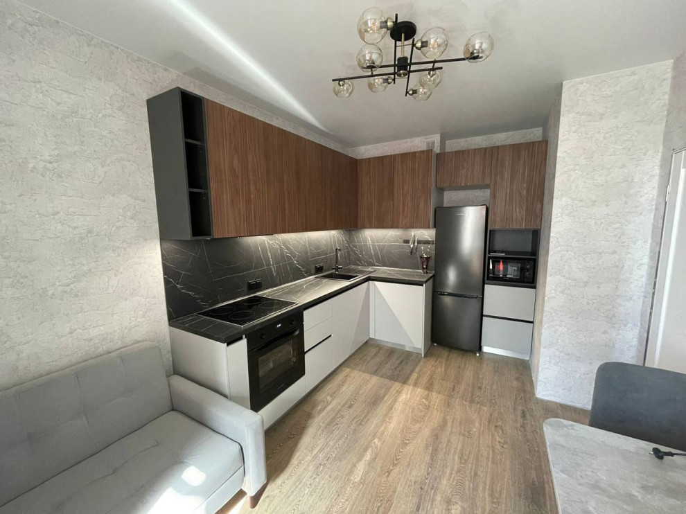 Обложка проекта: Угловая кухня в современном стиле