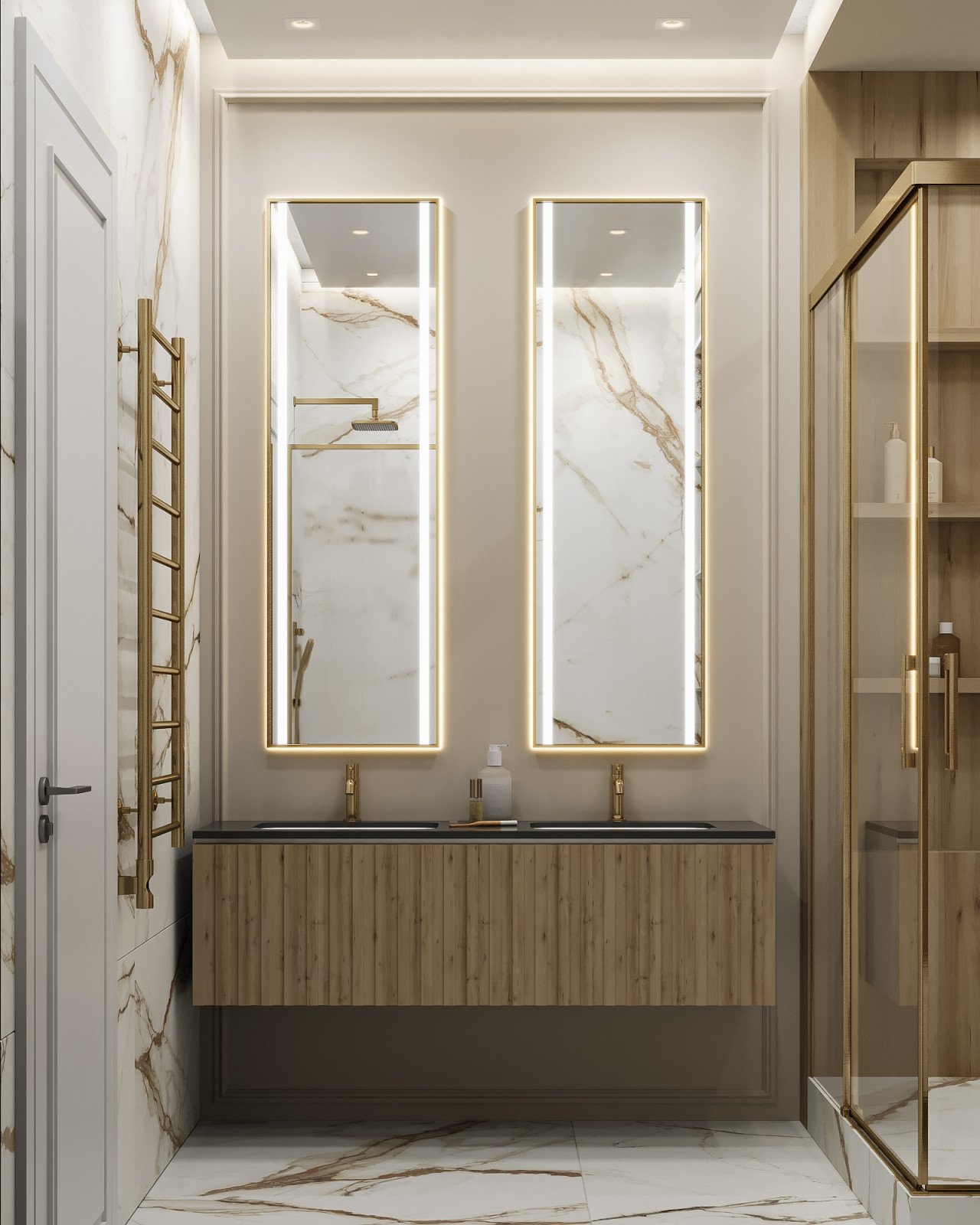 Дизайн интерьера квартиры в современном стиле на ул. Новаторов