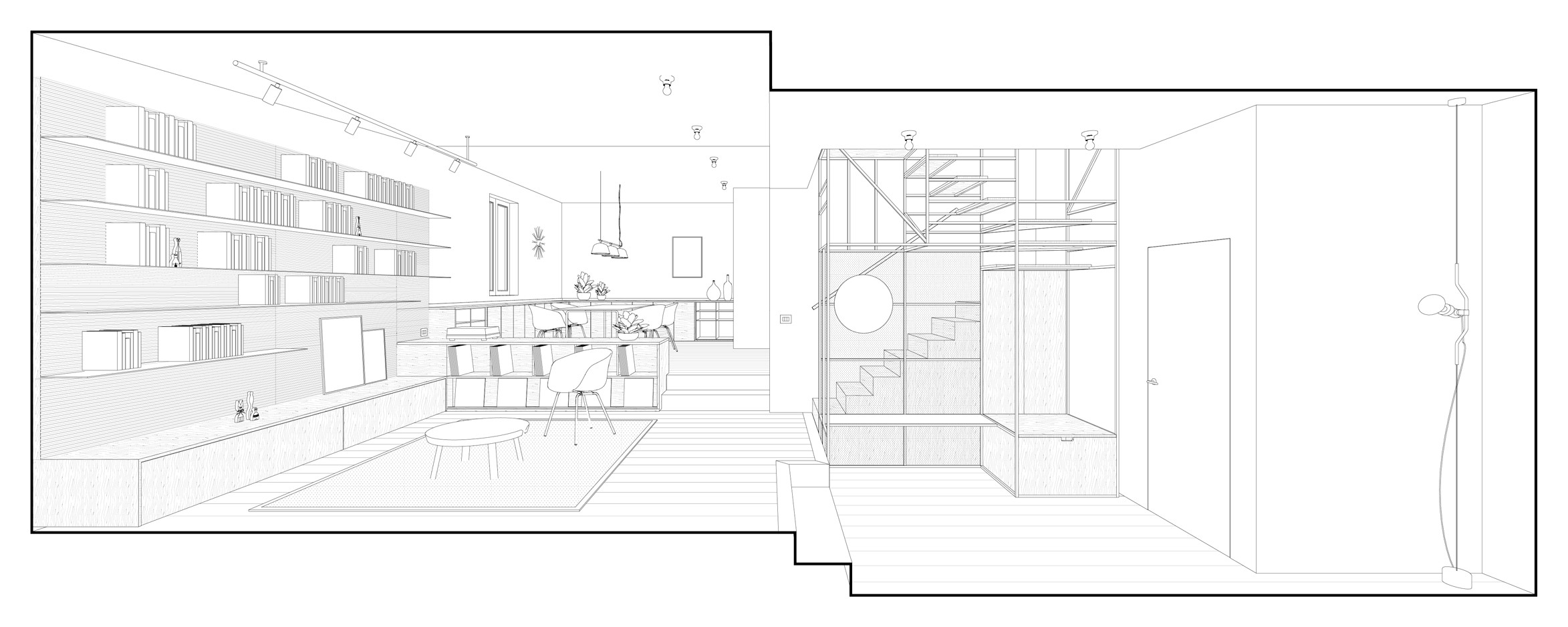 В закладки: 3 проекта со встроенными шкафами «во всю стену»