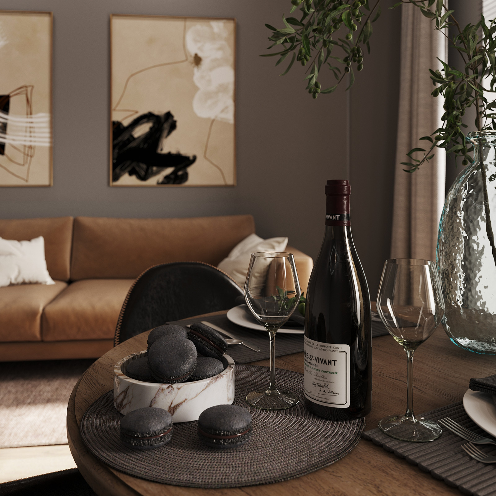 Обложка проекта: Гостиная в стиле индустриальный шик