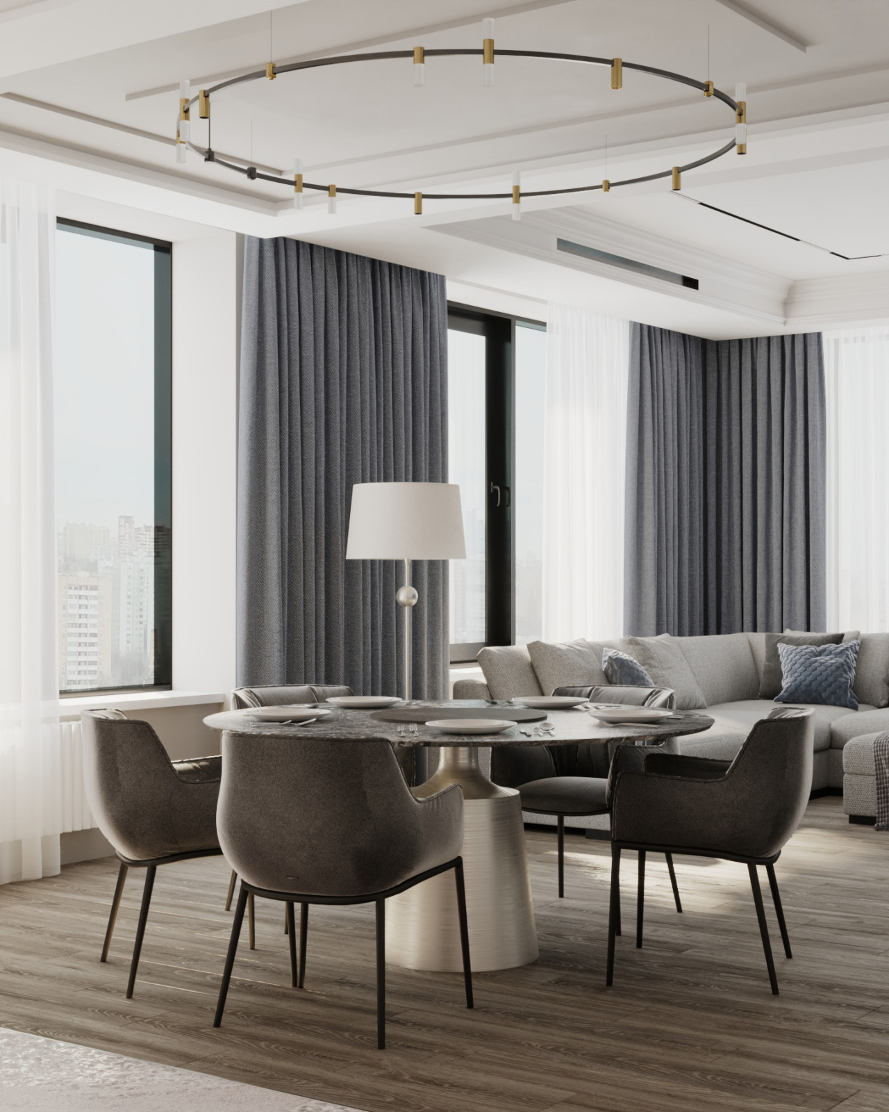 129,3 м2 ЖК "Серебряный парк"