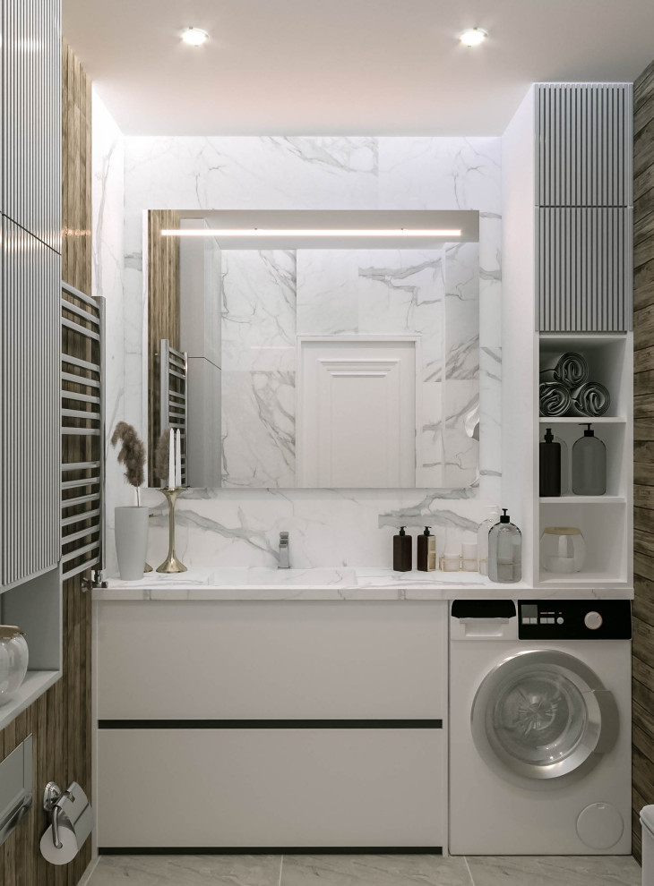 Квартира в современном стиле с теплыми тонами и уютной атмосферой