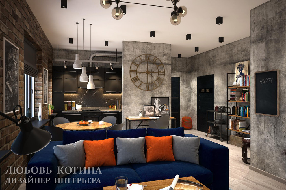 Обложка проекта: Лофт на юго-западе Санкт-Петербурга