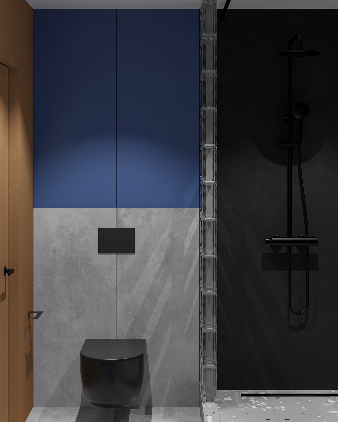 Обложка проекта: Яркий дизайн санузла