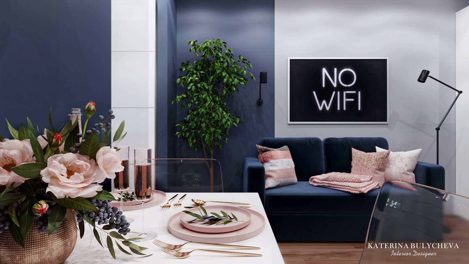 Обложка проекта: Квартира, ЖК "Гольфстрим"