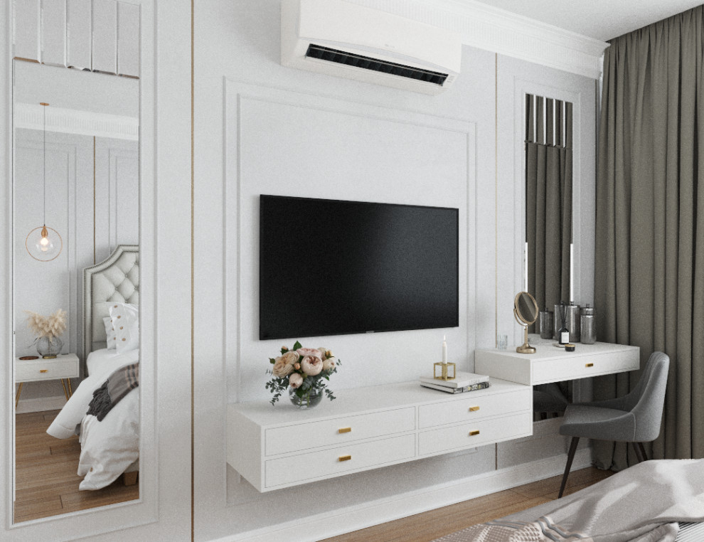 Дизайн-проект двухкомнатной квартиры в сдержанных тонах