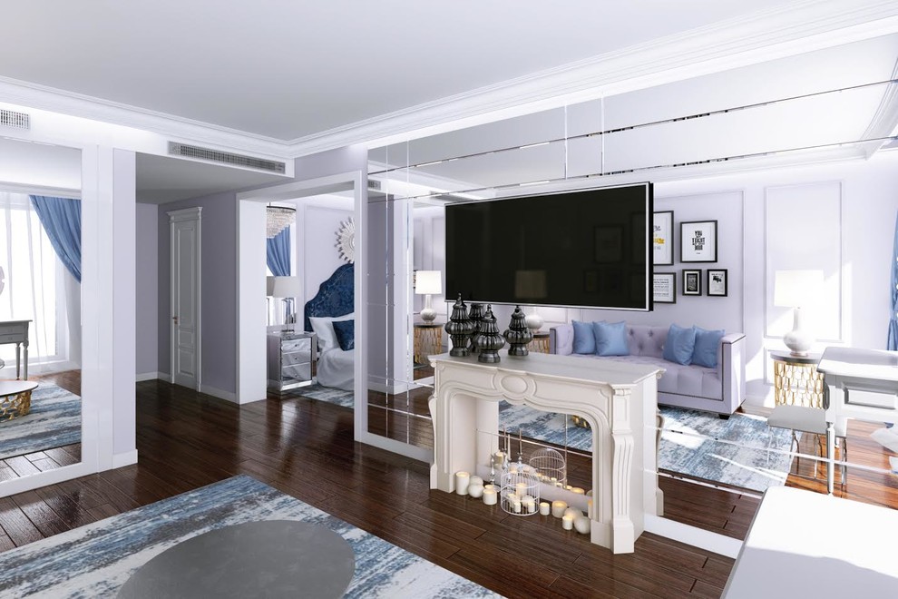 Спальня в ЖК Кутузовская ривьера