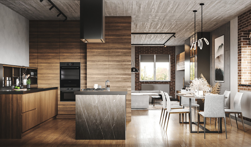 Современный дом в стиле минимализм с нотками брутализма