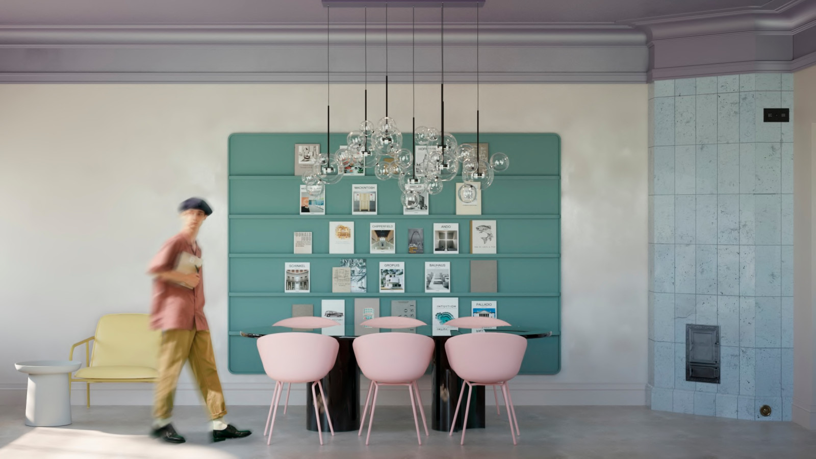 Дизайн спальни и библиотеки в усадьбе XVIII века