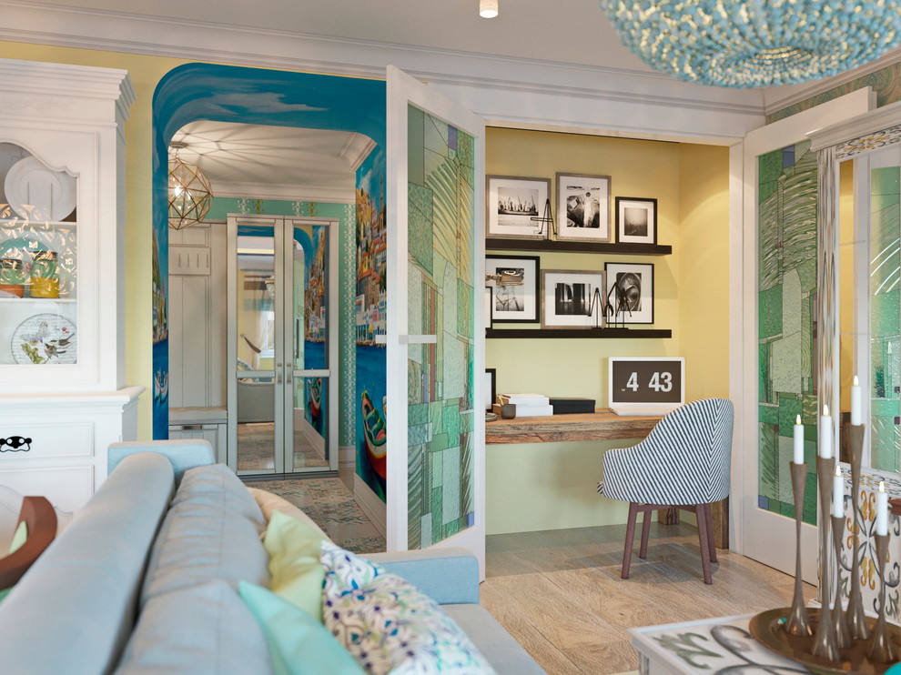 Квартира в Средиземноморском стиле 60м2