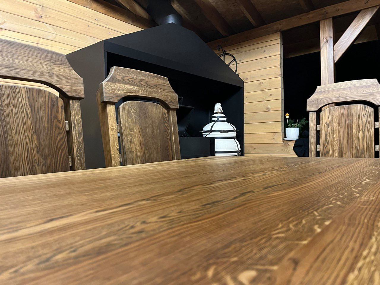 Обеденный стол из массива натурального дерева дуб стол на заказ