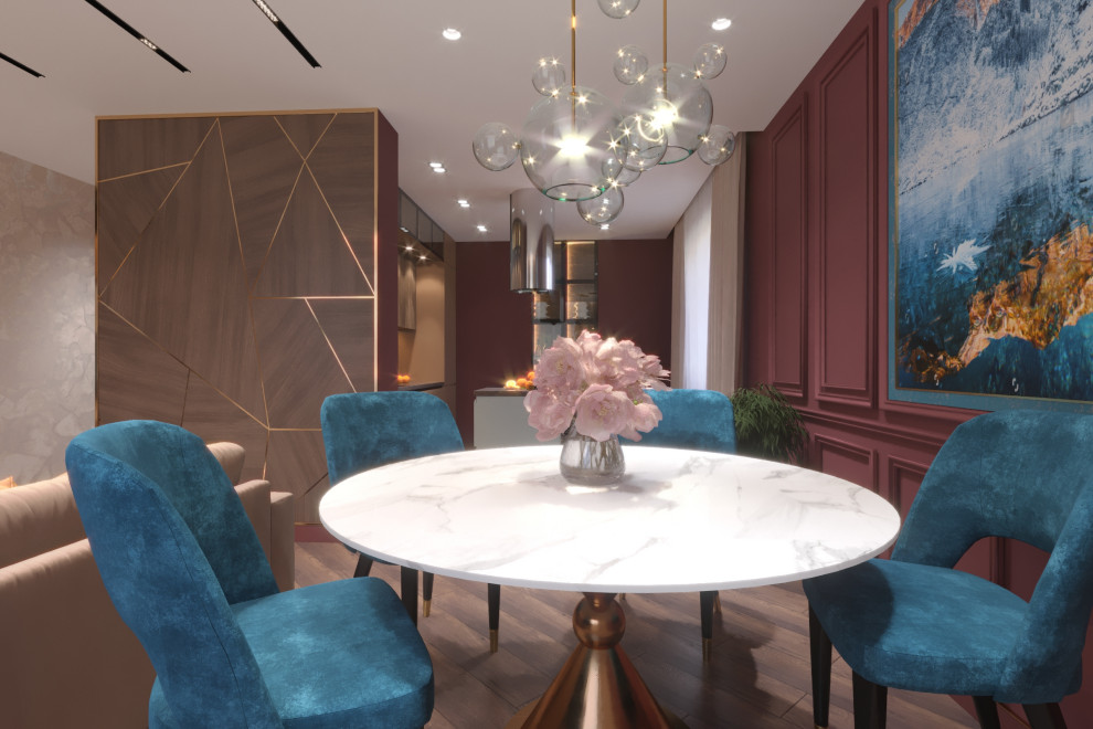 Дизайн-проект интерьера трехкомнатной квартиры.