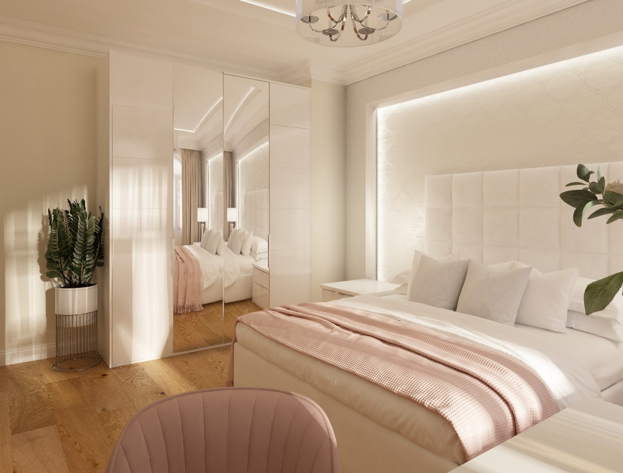 Работа над комнатой для молодой девушки