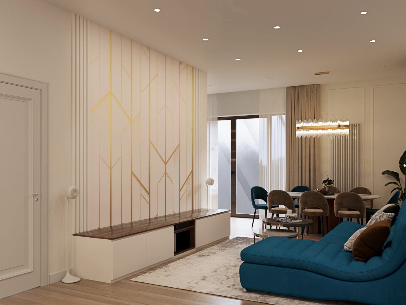 Одноэтажный дом в Подмосковье