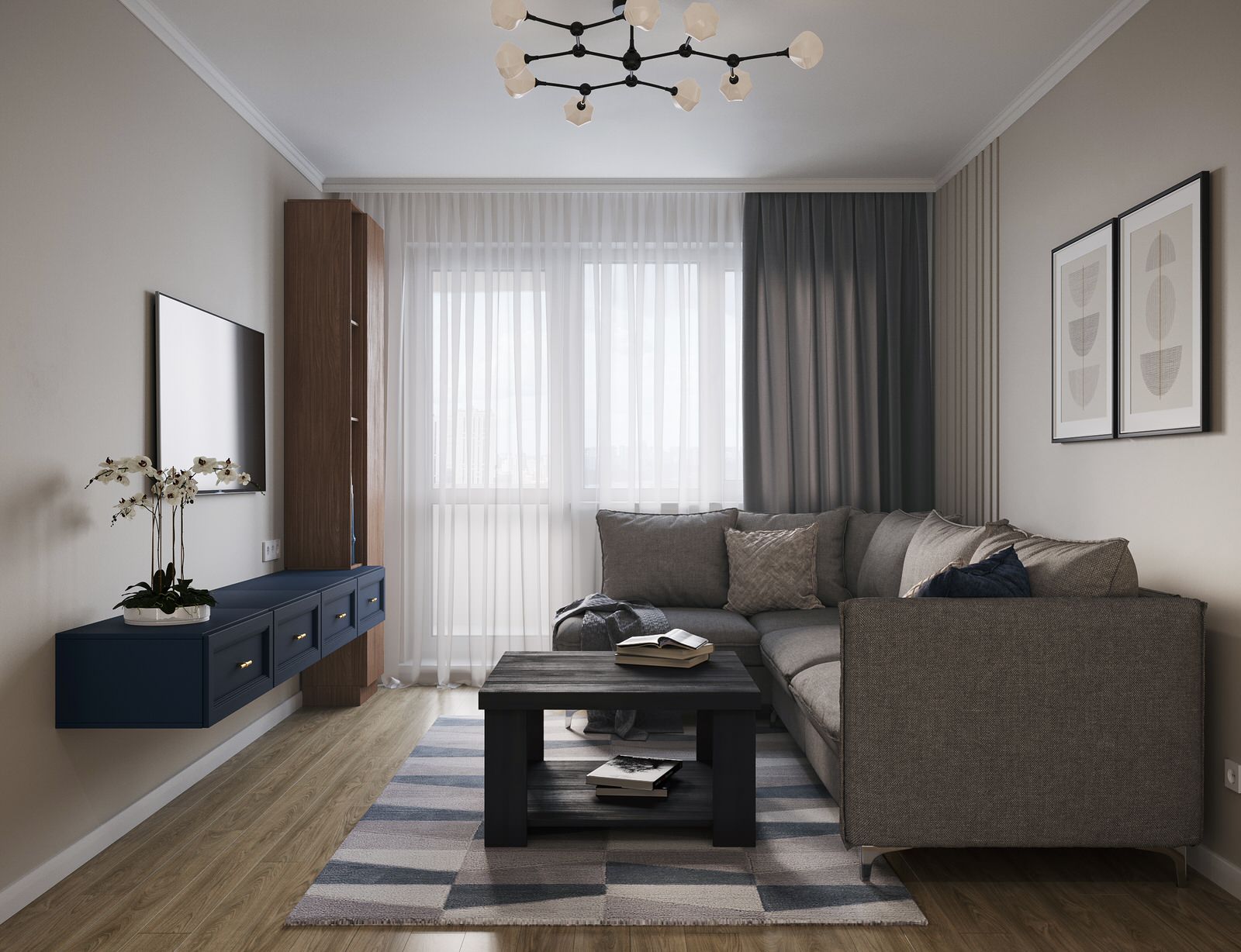 3х-комнатная квартира, 78 кв.м.