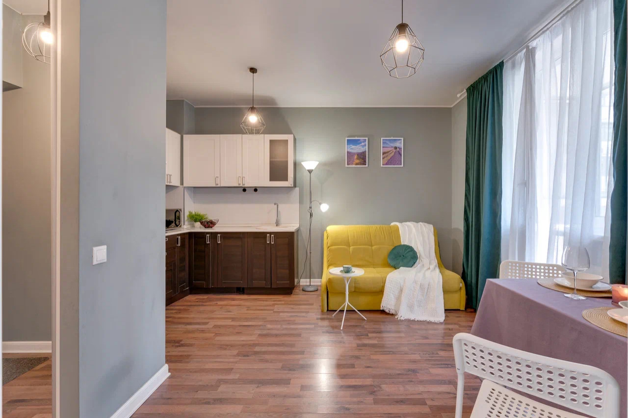 Хоумстейджинг квартиры для посуточной аренды в ЖК "Город"