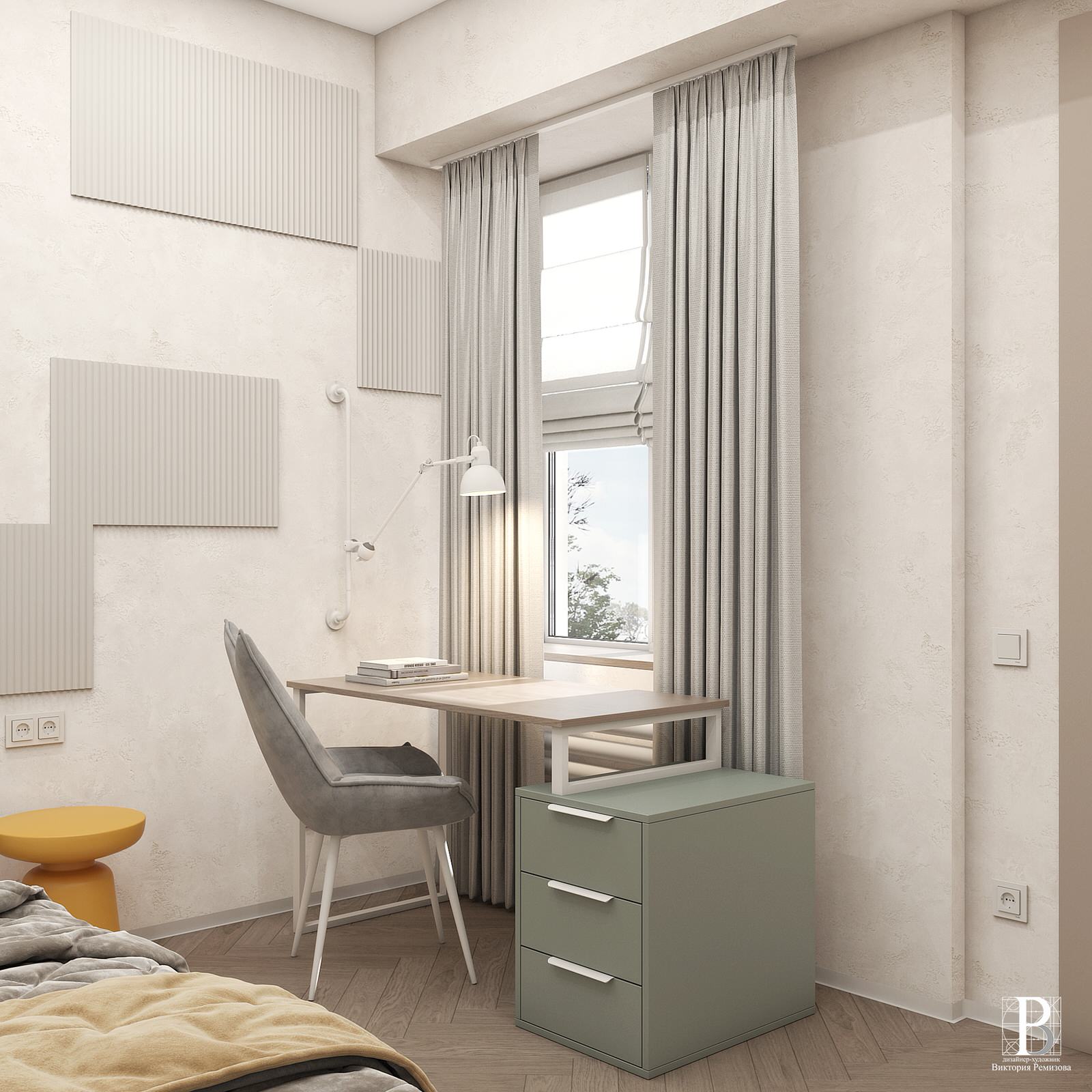 Обложка проекта: Дизайн интерьера квартиры 56,8 кв.м., г. Пятигорск, ул. Пестова 5