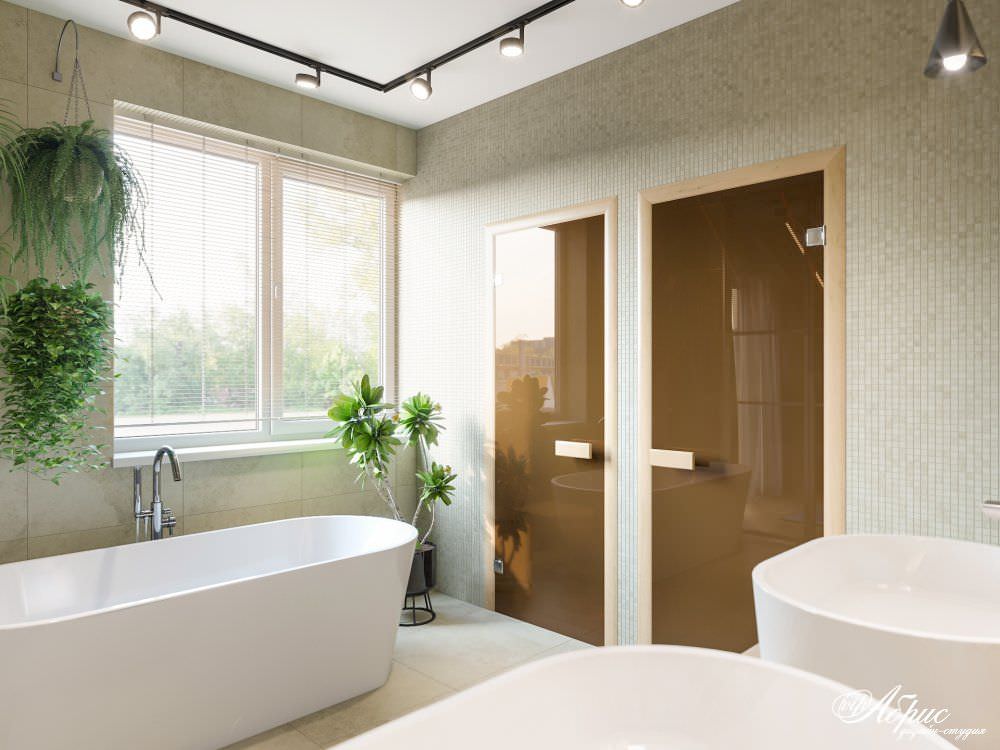 Дизайн интерьера двухэтажной квартиры (ул.Вишнёвая)