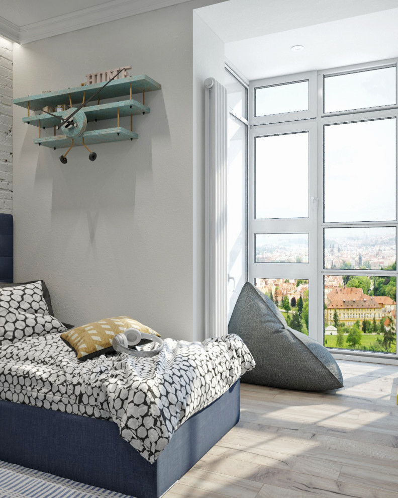 Дизайн проект 4-х комнатной квартиры в ЖК Планета