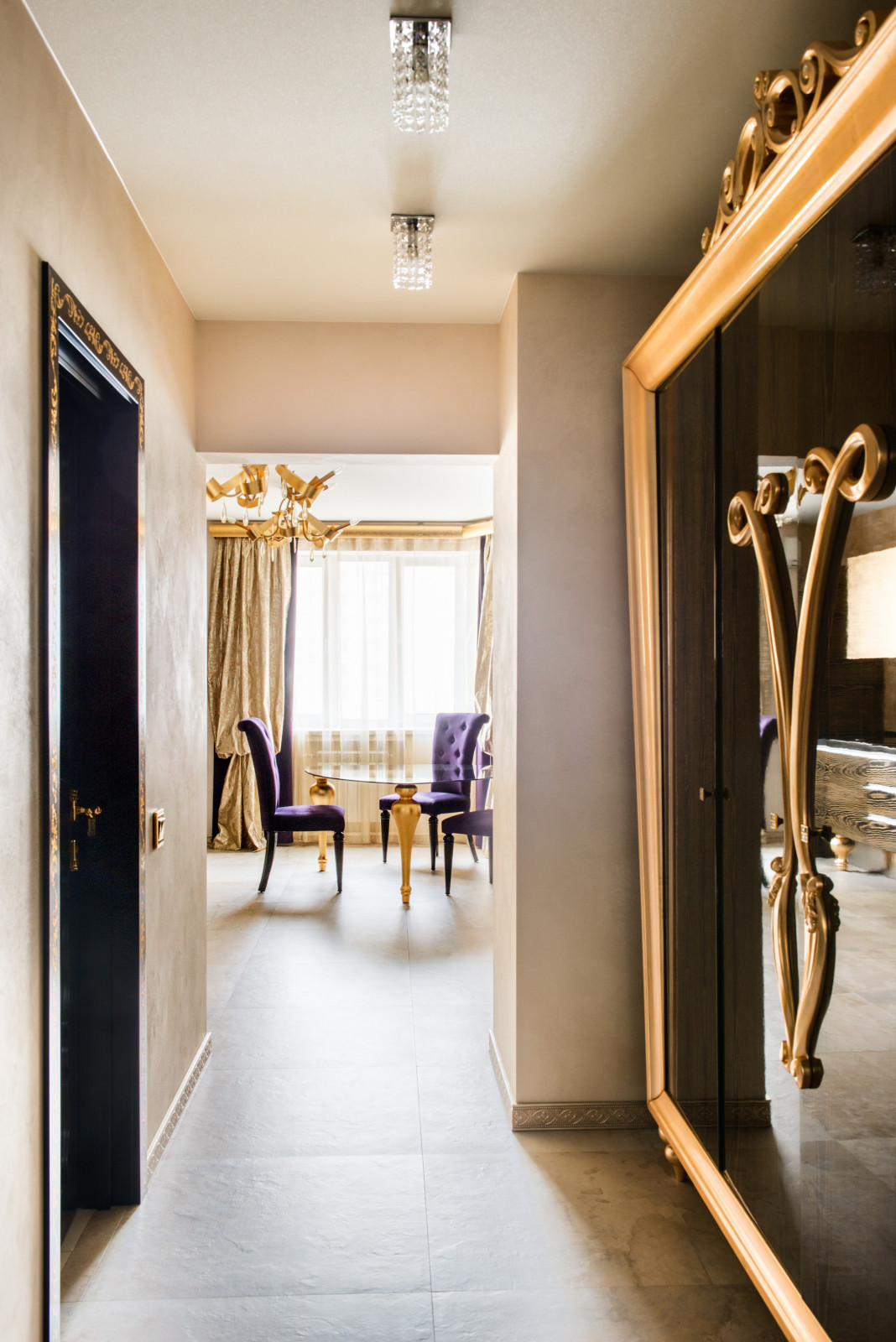 "Ход конём" - квартира в стиле ар-деко 150 м2, г. Люберцы